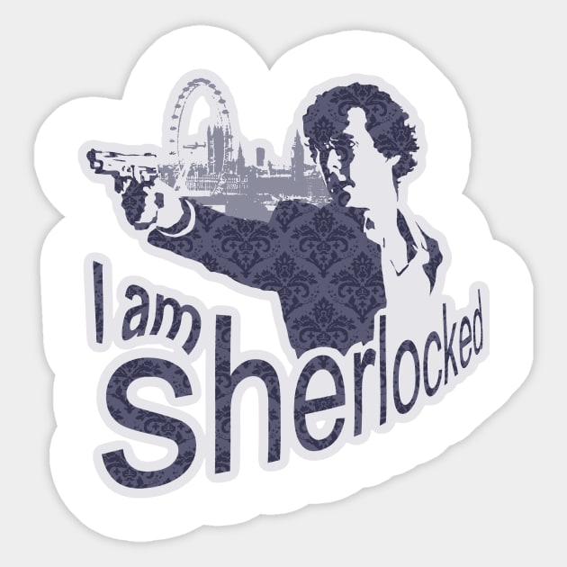 I am Sherlocked 2 Sticker by merkerinn